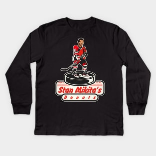 Stan Mikita's Donuts // Wayne's World Kids Long Sleeve T-Shirt